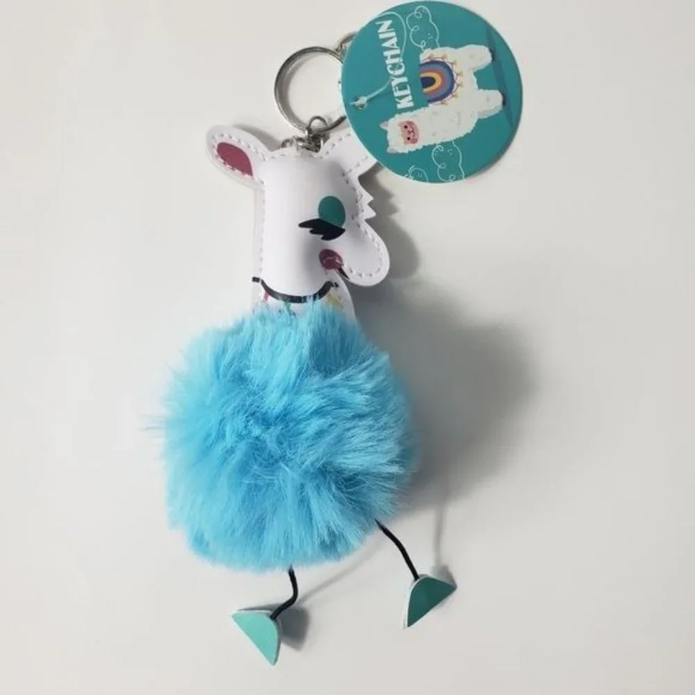 Llama Pom Pom KeyChain.